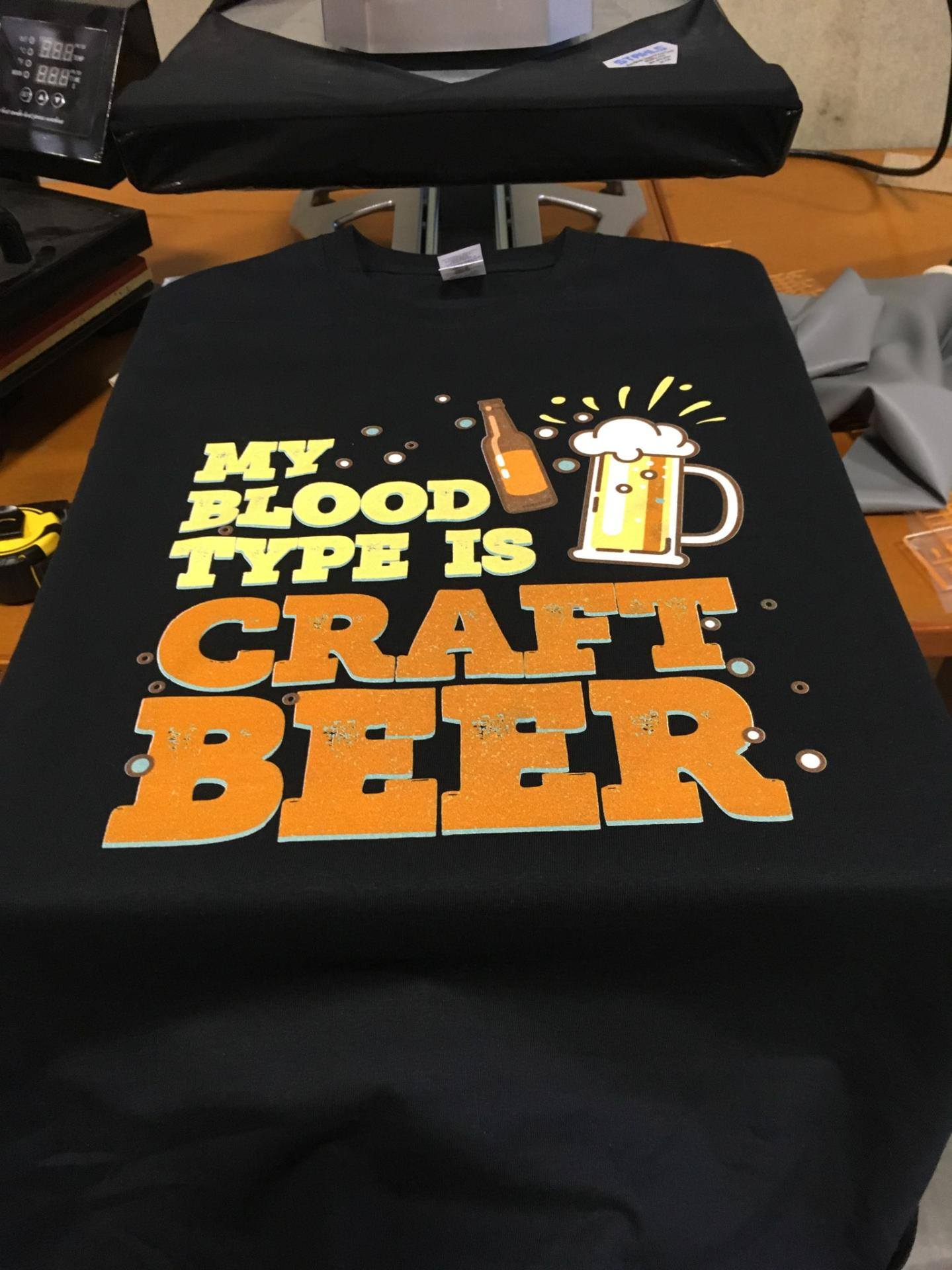 DTG Direct-to-Garment Craft Beer Shirt